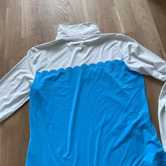 NWT Lilly Pulitzer Frida Long Sleeve Polo Luxletic top - Picture 5 of 6